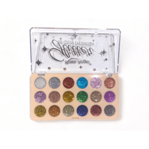 Glitters Maquillajes Eyes Redondo 18 Colores Brillos Sombras