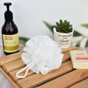 Esponja Para Ducha Blanca - vista 2