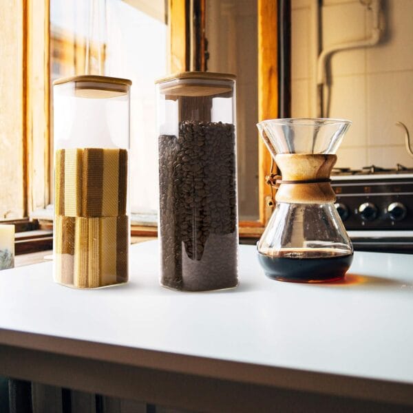 frascos bamboo cuadrado 3 frascos bamboo cuadrado 3