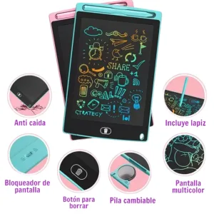 Pizarra Tabla Magica 8.5 LCD Dibujar Escribir Estudiar
