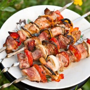 Palitos Set x12 Pinches De Brochette Parrilla Acero Inoxidable - vista 2