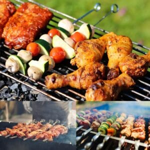 Palitos Set x12 Pinches De Brochette Parrilla Acero Inoxidable - vista 3