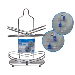 Organizador De Baños 2 Estantes Metal