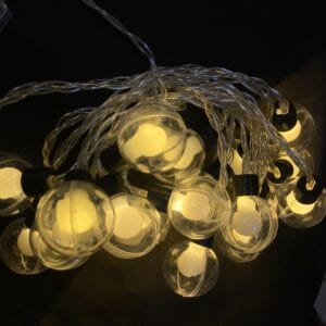 Guirnalda Focos Led Luces Calida 3mts A Pilas - vista 3