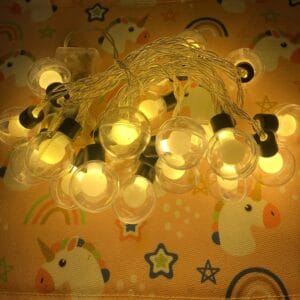 Guirnalda Focos Led Luces Calida 3mts A Pilas - vista 4