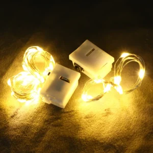 Luces Calidas Alambre Microled Tira Cable Cobre 3M - vista 7