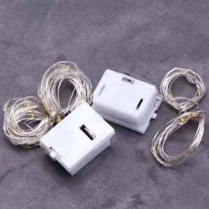Luces Calidas Alambre Microled Tira Cable Cobre 3M - vista 6