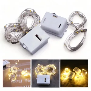 Luces Calidas Alambre Microled Tira Cable Cobre 3M