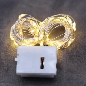 Luces Calidas Alambre Microled Tira Cable Cobre 3M - vista 8