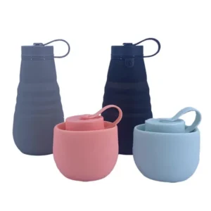 Botella De Silicona Plegable 500ml No BPA
