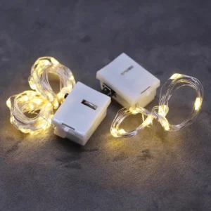 Luces Calidas Alambre Microled Tira Cable Cobre 3M - vista 5