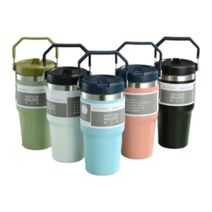 Vaso Termico 600ML Acero 304 Pico Con Manija