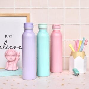 Botella Aluminio Deportiva Para Agua Lisa 500cc - vista 5