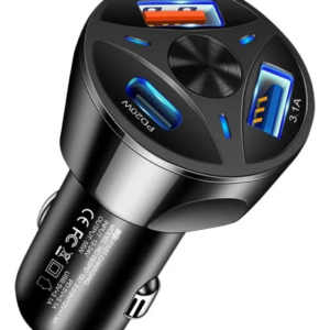 Cargador Adaptador Auto 55W Tipo C + USB Quick Charger 3.0 12V - vista 3