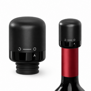 Tapón de Botella de Vino al Vacío con Sello de Goma