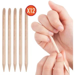 Palitos x12 Para Uñas Repujador Cuticula Manicura
