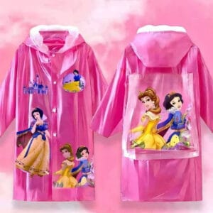 Piloto Infantil Niños Y Niñas Personajes Disney Impermeable 801 - vista 3