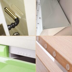 Tope Silicona Autoadhesivo 8mm Puerta Mueble 100u 3M - vista 2