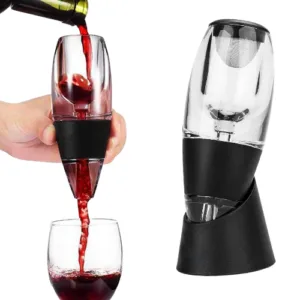 Decantador De Vino Decanter Aireador Oxigenador Con Base