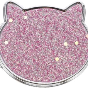 Espejo Gato Glitter De Mano Con Aumento - vista 3