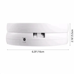 Espejo Maquillaje Led Redondo Con Luz de Led Plegable USB Pilas - vista 7