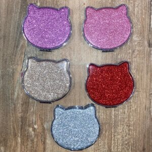 Espejo Gato Glitter De Mano Con Aumento - vista 5