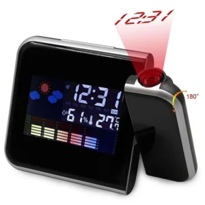 Reloj despertador con proyección