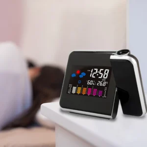 Despertador Digital Reloj Alarma Proyector Luz - vista 5
