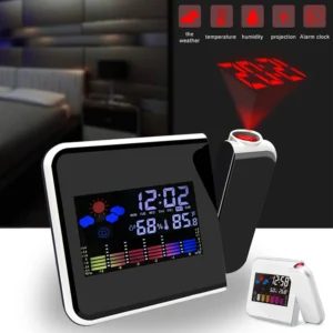 Despertador Digital Reloj Alarma Proyector Luz - vista 2