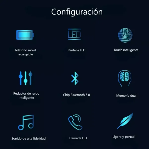 auriculares inalambricos negro F9 11 auriculares inalambricos negro F9 11