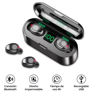 Auriculares Inalambricos Con Estuches Recargable Bluetooth F9 - vista 3