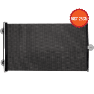 Parasol Cortina Enrollable De Ventana Para Auto 58x125Cm