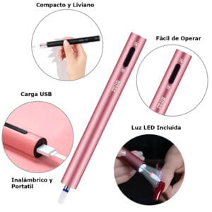 Mini lápiz pulidor De Uñas Torno Portatil S102 8W - vista 2