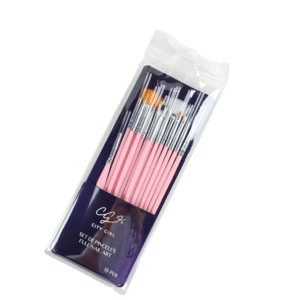Set De 15 Pinceles Para Uñas Full Nail Art City Girl MJB6015 - vista 4