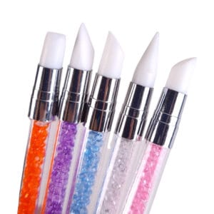 Set De 5 Pinceles De Silicona Doble Punta Dotting Decoracion Uña - vista 2