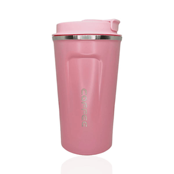 VASO TERMICO CAFE INTELIGENTE VACUUM CUP COFFEE 500ML 23207 rosa 1-Photoroom Vaso Termico Inteligente para Cafe Vacuum Cup Coffee 500ML