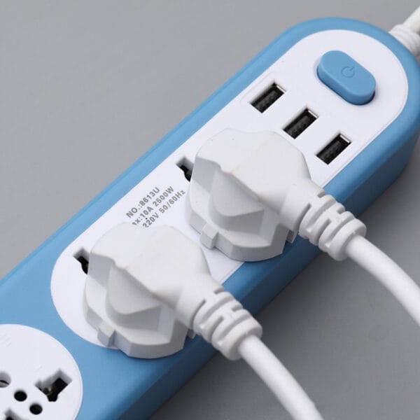 ZAPATILLA DE ENCHUFE 2M 10A 2500W 1 ZAPATILLA DE ENCHUFE 2M 10A 2500W 1