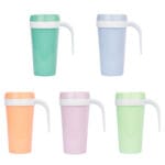 Vaso Termico Plastico Jarrito Manija Infantil Color 400 Ml