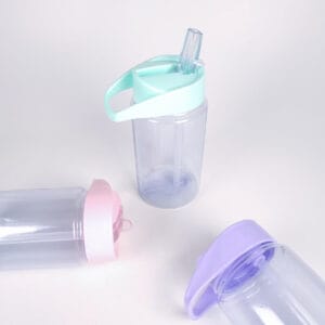 Botella Chica De Plástico Pico Deportivo 400ml - vista 3