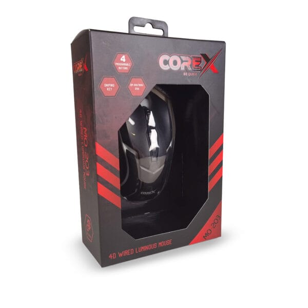 MOUSE GAMER 4 BOTONES EXCEL.PACKING MO-203 COREX 3 MOUSE GAMER 4 BOTONES EXCEL.PACKING MO-203 COREX 3