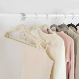 Percha de Terciopelo Negro Para Ropa - vista 5