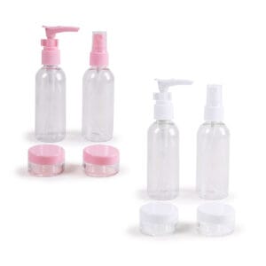 Kit Frascos Para Viaje Neceser Para Maquillaje Liquido Crema - vista 7