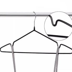 [Mayoristas++] 100 Perchas Metalicas Antideslizantes Engomadas Ultra Slim - vista 2