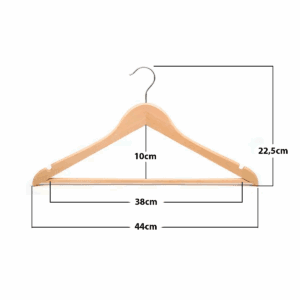 [Mayorista++] 100 Perchas de Madera por Mayor Calidad Premium Lustradas Bulto - vista 9