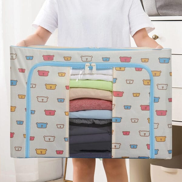 CESTO DE ROPA CON CIERRE DE OSOS 4 CESTO DE ROPA CON CIERRE DE OSOS 4