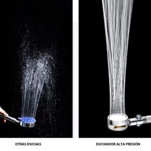 Duchador De Mano Rotación 360 Turbo Ventilador Alta Presión - vista 3