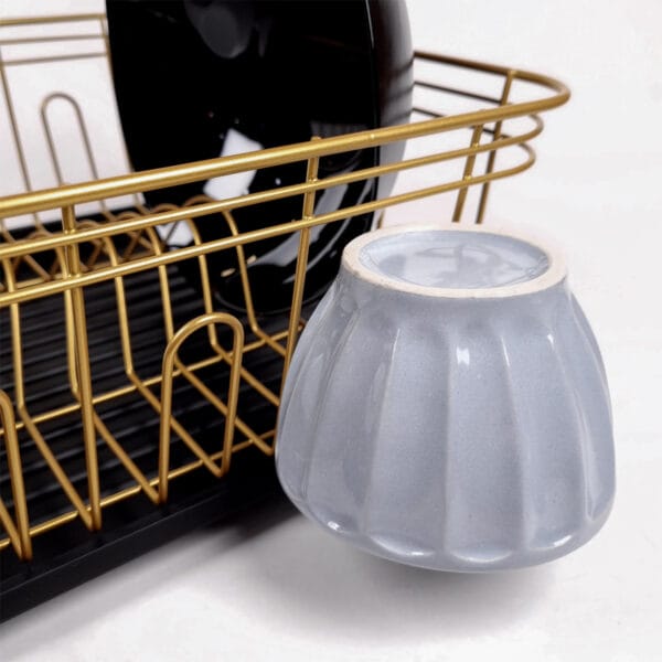 ESCURRIDORES DE PLATOS ACERO DORADO 37X33X14 4 ESCURRIDORES DE PLATOS ACERO DORADO 37X33X14 4