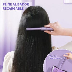 Mini Peine Alisador De Cabello Inalambrico Portatil - vista 3
