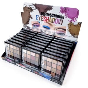 [MAYORISTA++] 24 Sombra Ojos Matte & Shining Paleta 16 Colores Tejar Caja