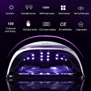 Cabina Uñas Led Sun Y7 Profesional 168w Sensor y Apoya Celular - vista 3